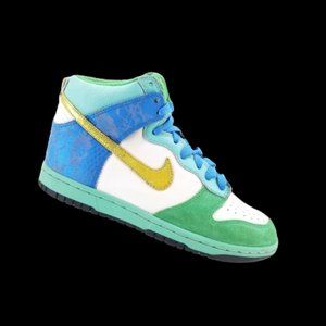 Nike Dunk 6.0 Women's Size 7 High '08 Limited Edition Shoe 342257-171 Green Blue